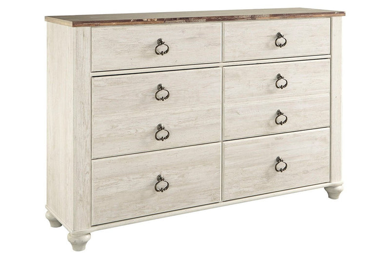 Willowton Two - tone Dresser - Gate FurnitureDresser