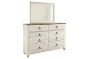 Willowton Two - tone Dresser - Gate FurnitureDresser