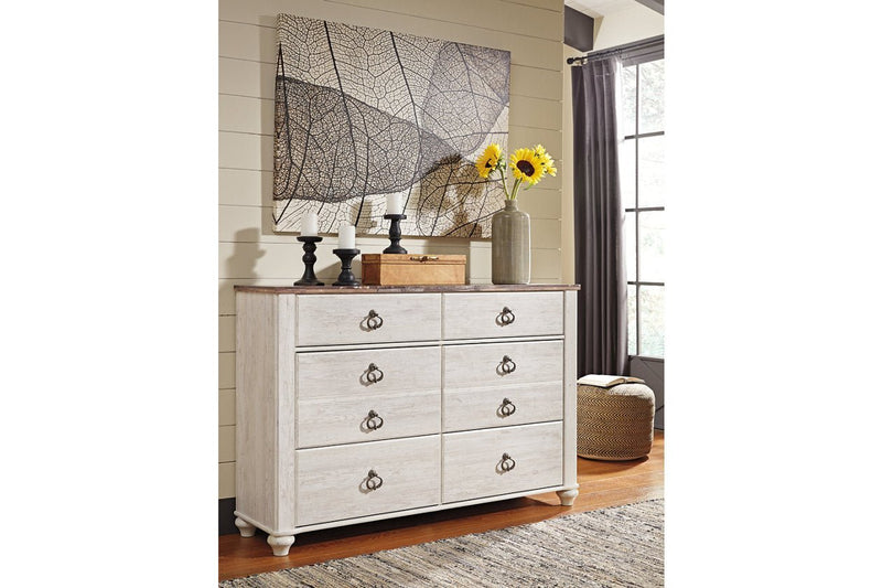 Willowton Two - tone Dresser - Gate FurnitureDresser
