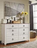 Willowton Two - tone Dresser - Gate FurnitureDresser