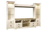 Willowton Whitewash Bridge - Gate FurnitureEntertainment Center