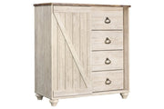 Willowton Whitewash Dressing Chest - Gate FurnitureChest