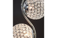 Winter Clear/Silver Finish Floor Lamp - L207111 - Gate Furniture