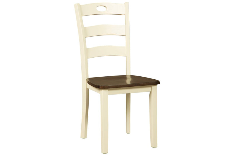 Woodanville Cream/Brown Dining Chair (Set of 2) - Gate FurnitureDining Chair
