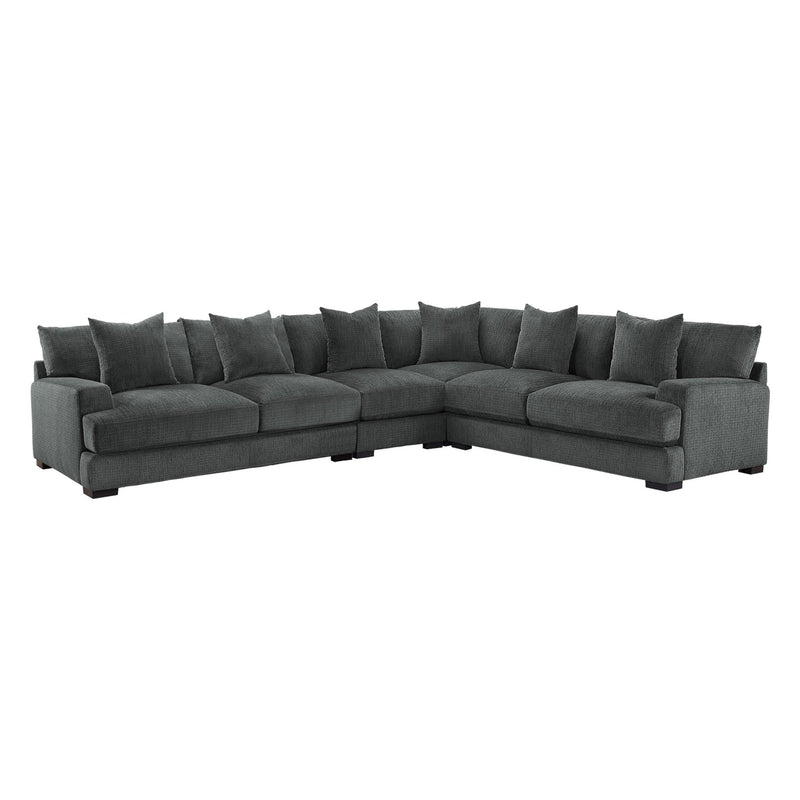 Worchester Dark Gray 4 - Piece Modular Sectional - Gate FurnitureSectional
