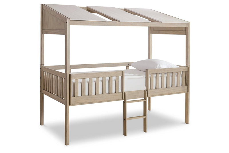Wrenalyn Two - tone Twin Loft Bed - Gate FurnitureLoft Bed