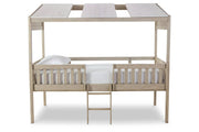 Wrenalyn Two - tone Twin Loft Bed - Gate FurnitureLoft Bed