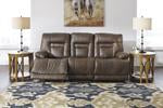 Wurstrow Umber Power Reclining Sofa - U5460315 - Gate Furniture