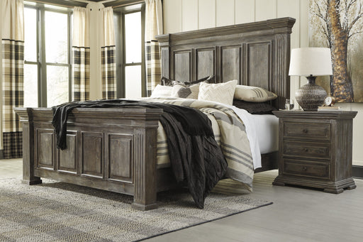 Wyndahl Rustic Brown Queen Panel Bed - Gate Furniture