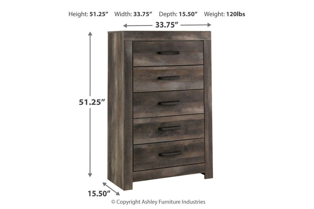 Wynnlow Gray Chest of Drawers - B440-46 - Gate Furniture