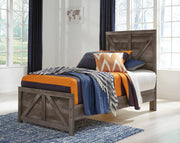 Wynnlow Gray Crossbuck Panel Youth Bedroom Set - Gate FurnitureYouth Bedroom Set