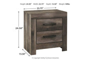 Wynnlow Gray Nightstand - Gate FurnitureNightstand