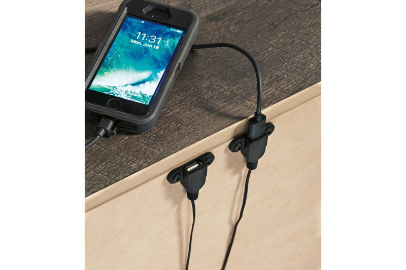 Wynnlow Gray Nightstand - Gate FurnitureNightstand