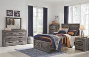 Wynnlow Gray Youth Crossbuck Panel Bedroom Set - Gate FurnitureYouth Bedroom Set