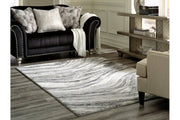 Wysdale Cream/Gray Medium Rug - Gate FurnitureRug Medium