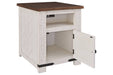 Wystfield White/Brown End Table - T969-3 - Gate Furniture