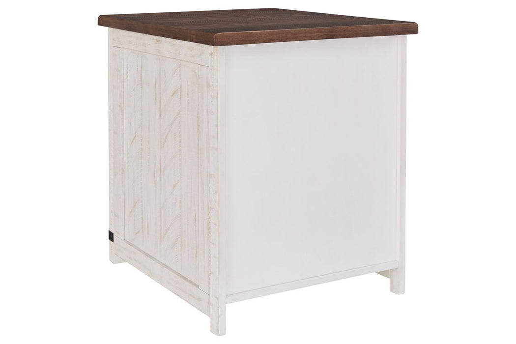 Wystfield White/Brown End Table - T969-3 - Gate Furniture