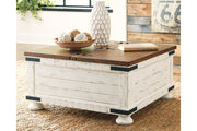 Wystfield White/Brown Coffee Table - Gate FurnitureCoffee Table