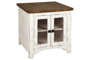 Wystfield White/Brown End Table - Gate FurnitureEnd Table