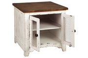 Wystfield White/Brown End Table - Gate FurnitureEnd Table