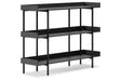 Yarlow Black 36" Bookcase - H215-60 - Gate Furniture