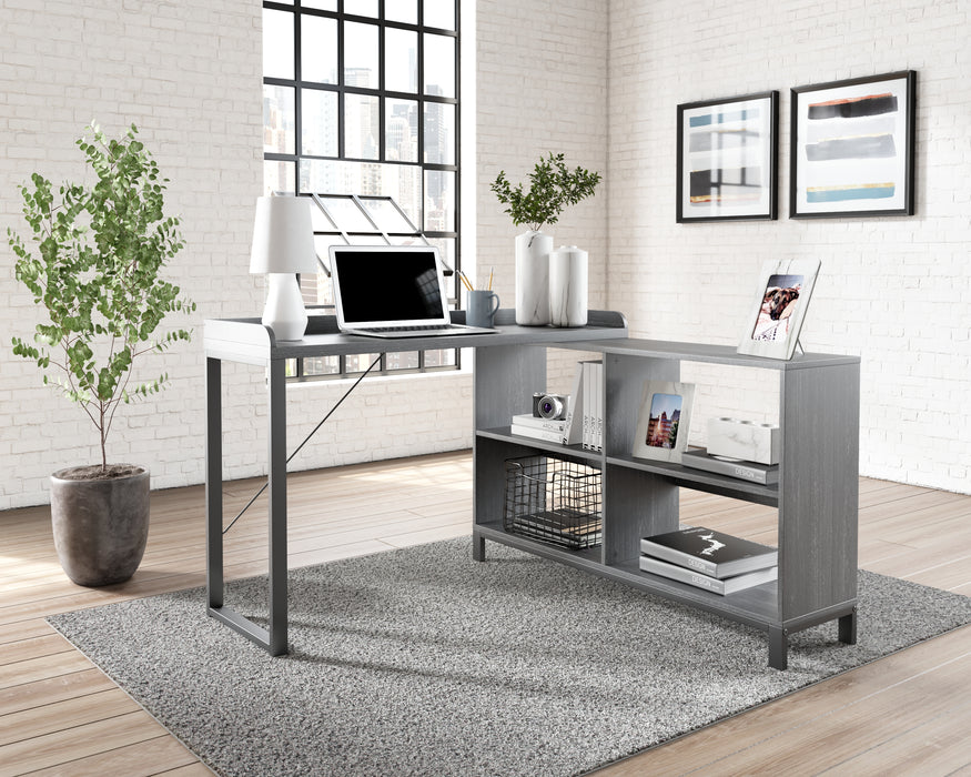 Yarlow Home Office L-Desk - H215-24 - Gate Furniture