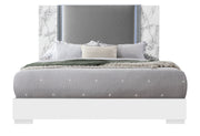 Ylime White Marble King Bed Group - Gate FurnitureBedroom Set
