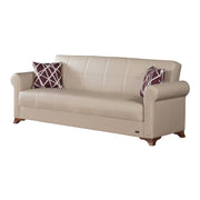 Yonkers 90 in. Convertible Sleeper Sofa in Beige with Storage - Gate FurnitureSleeper Sofa