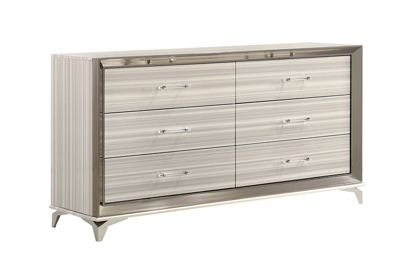Zambrano White Dresser - Gate FurnitureDresser