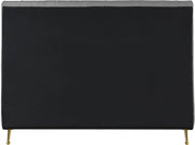 Zara Velvet Full Bed (3 Boxes) Grey - ZaraGrey-F