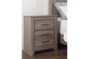 Zelen Warm Gray Nightstand - Gate FurnitureNightstand