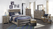 Zelen Warm Gray Panel Youth Bedroom Set - Gate FurnitureYouth Bedroom Set